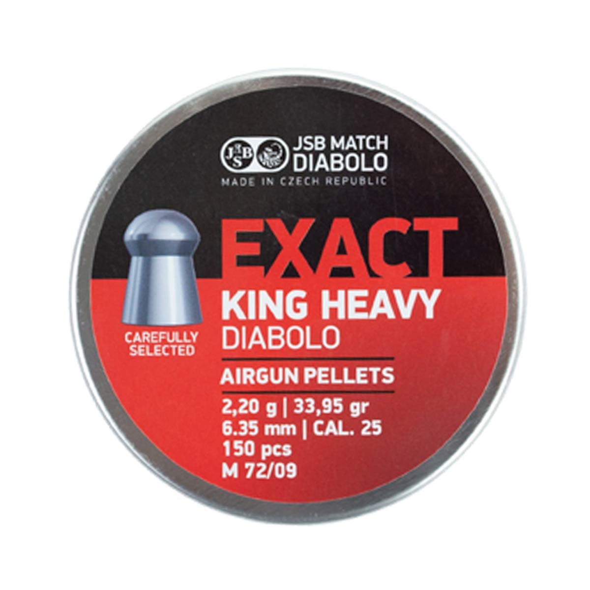 Chumbinho JSB Exact King Heavy MKII 33.95gr 6.35mm 150 Un