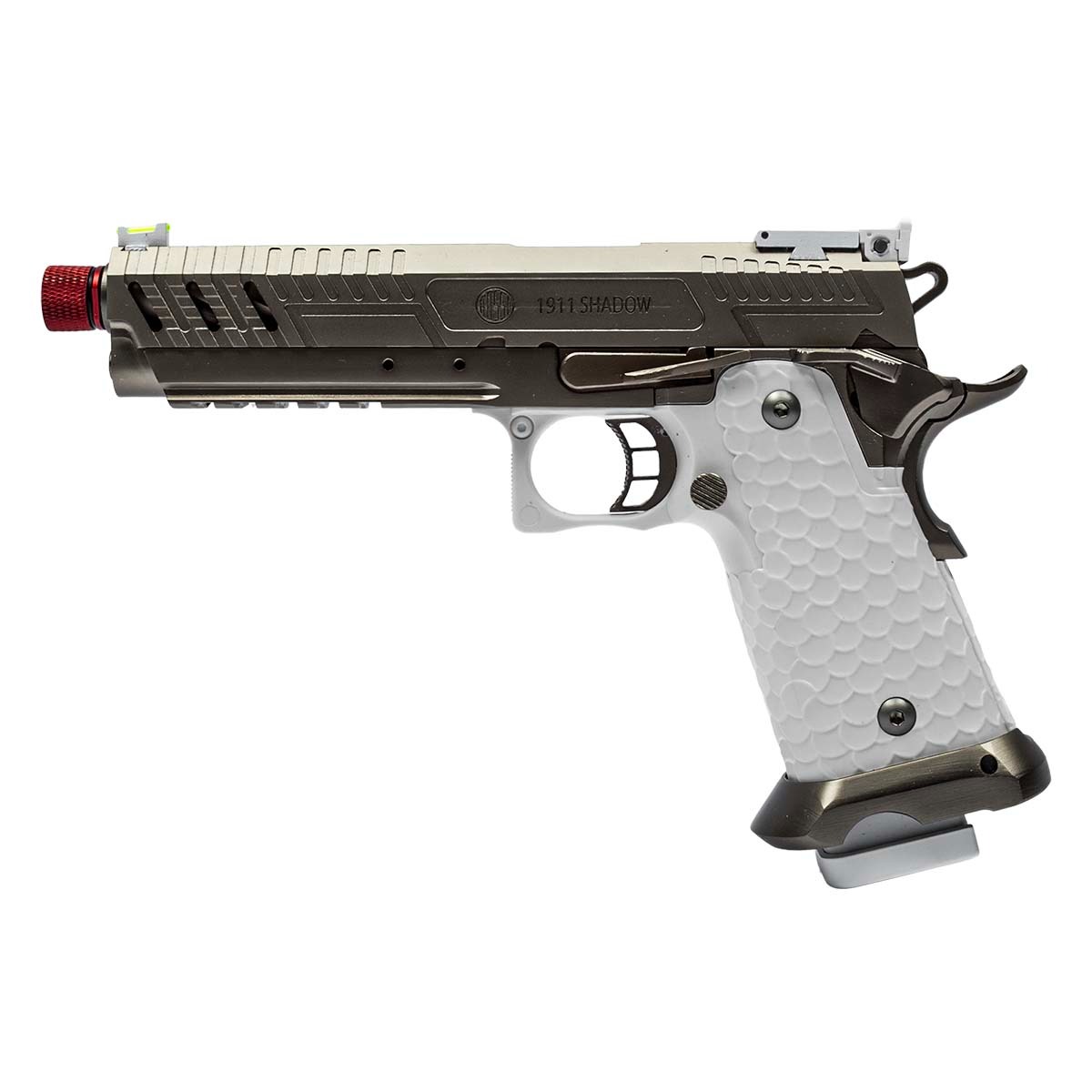 Pistola Airsoft 1911 Shadow White GBB