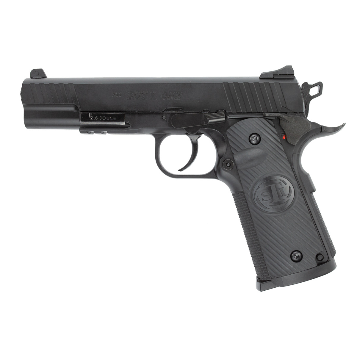 Pistola de Pressão Co2 1911STI Duty One ASG Blowback 4.5mm
