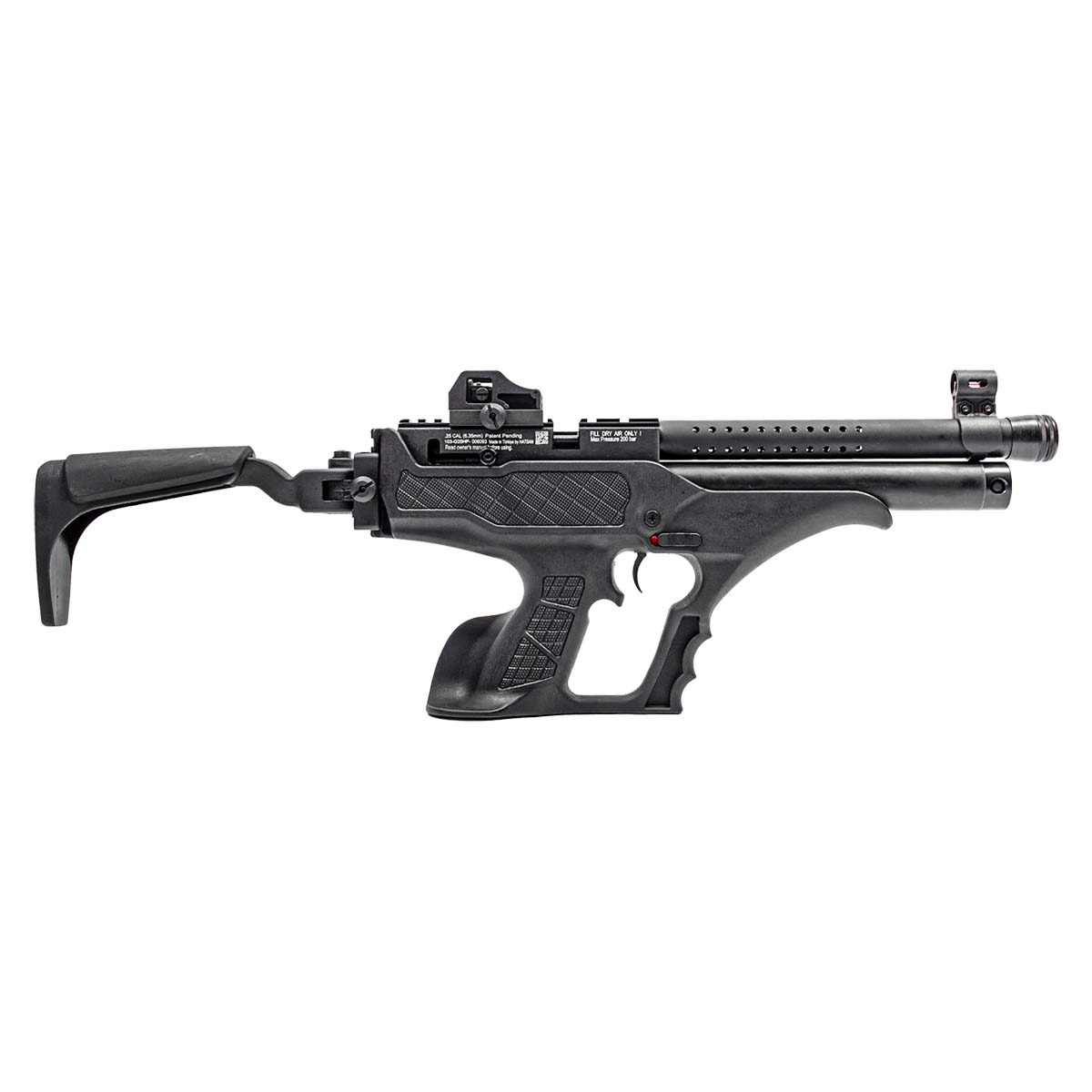 Pistola PCP Hatsan Sortie Semi Auto 6.35mm (.25) Big Bore