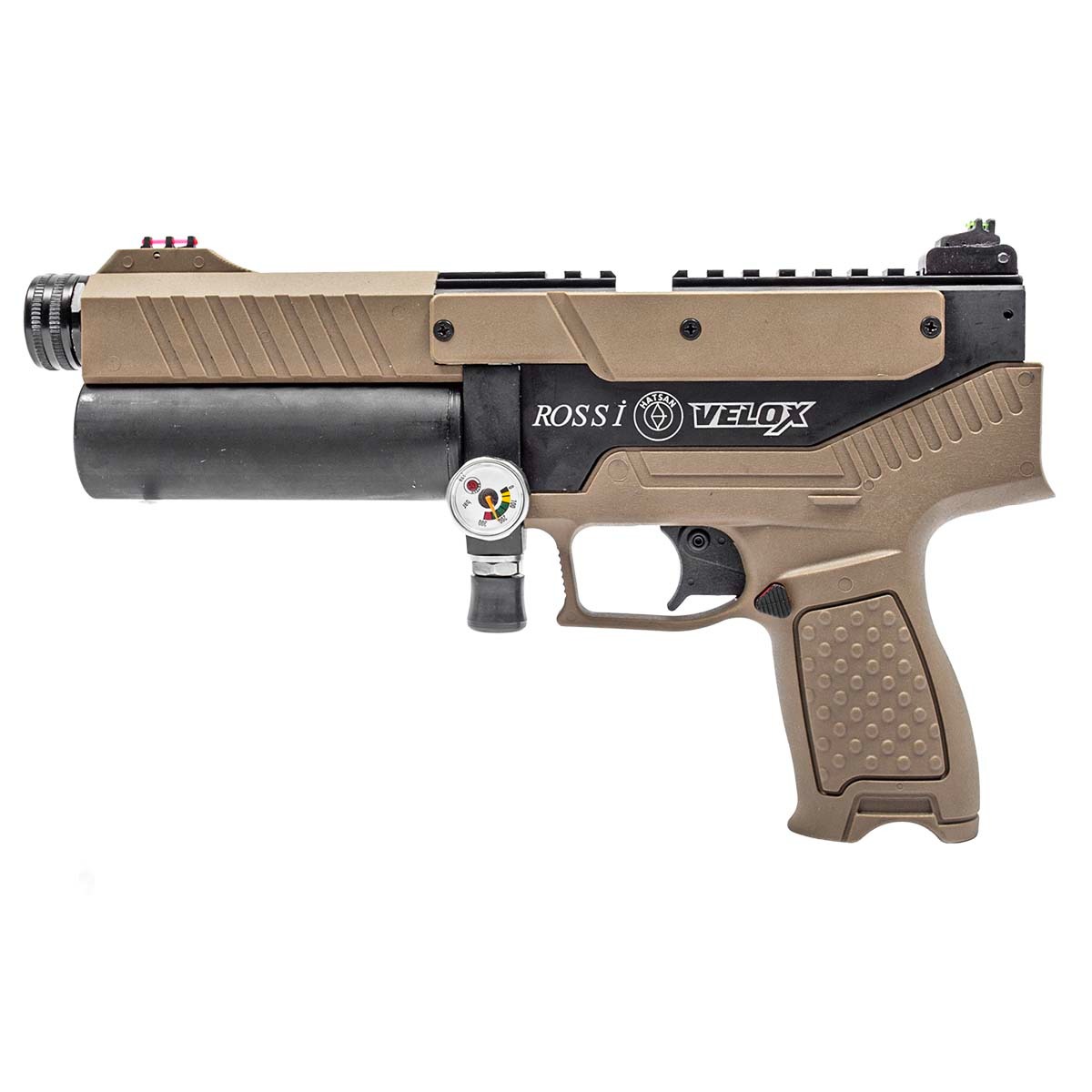 Pistola PCP Hatsan Velox Tan Semi Auto 5.5mm (.22)