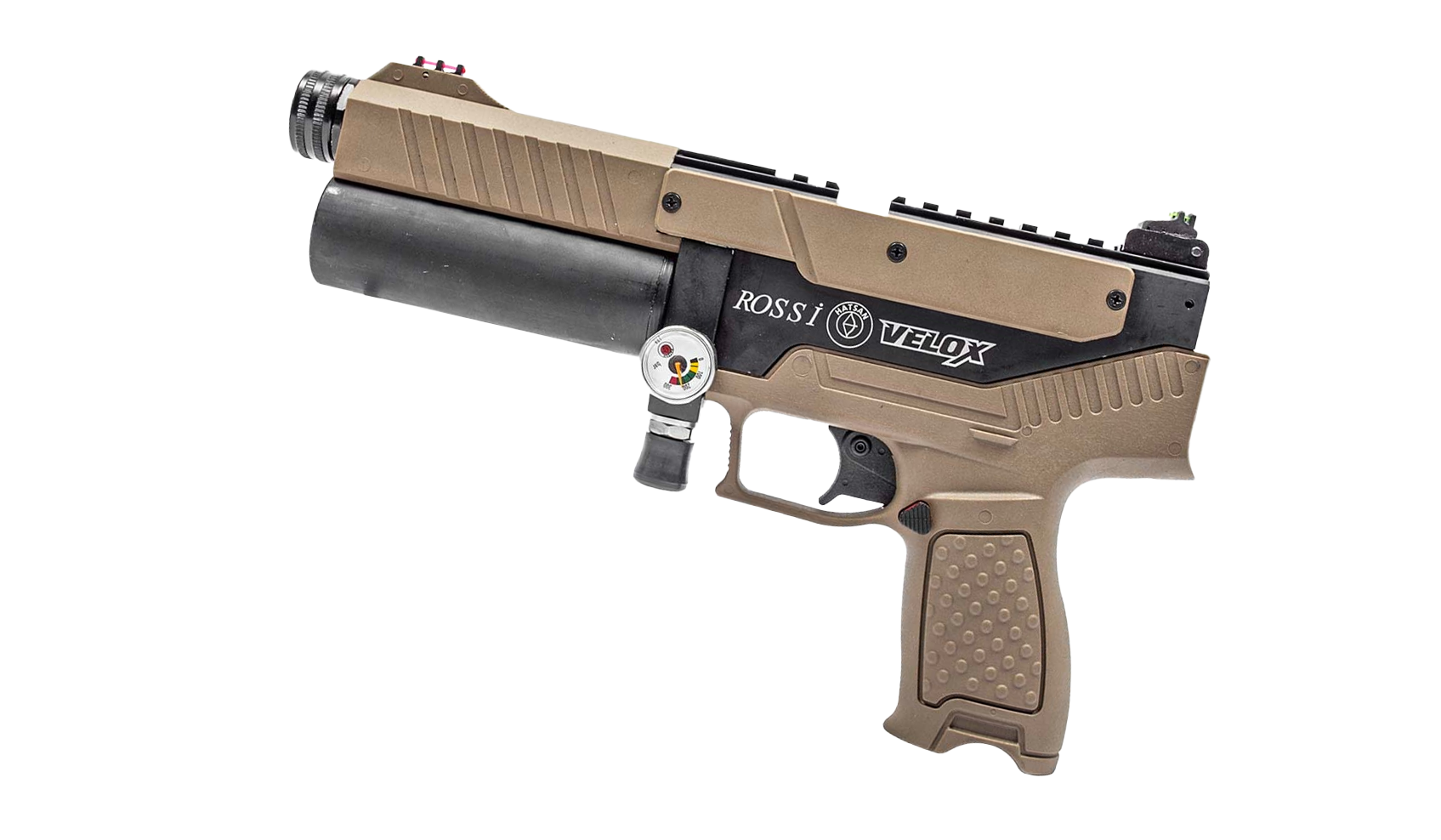 Pistola PCP Hatsan Velox Tan Semi Auto 6.35mm (.25) Big Bore
