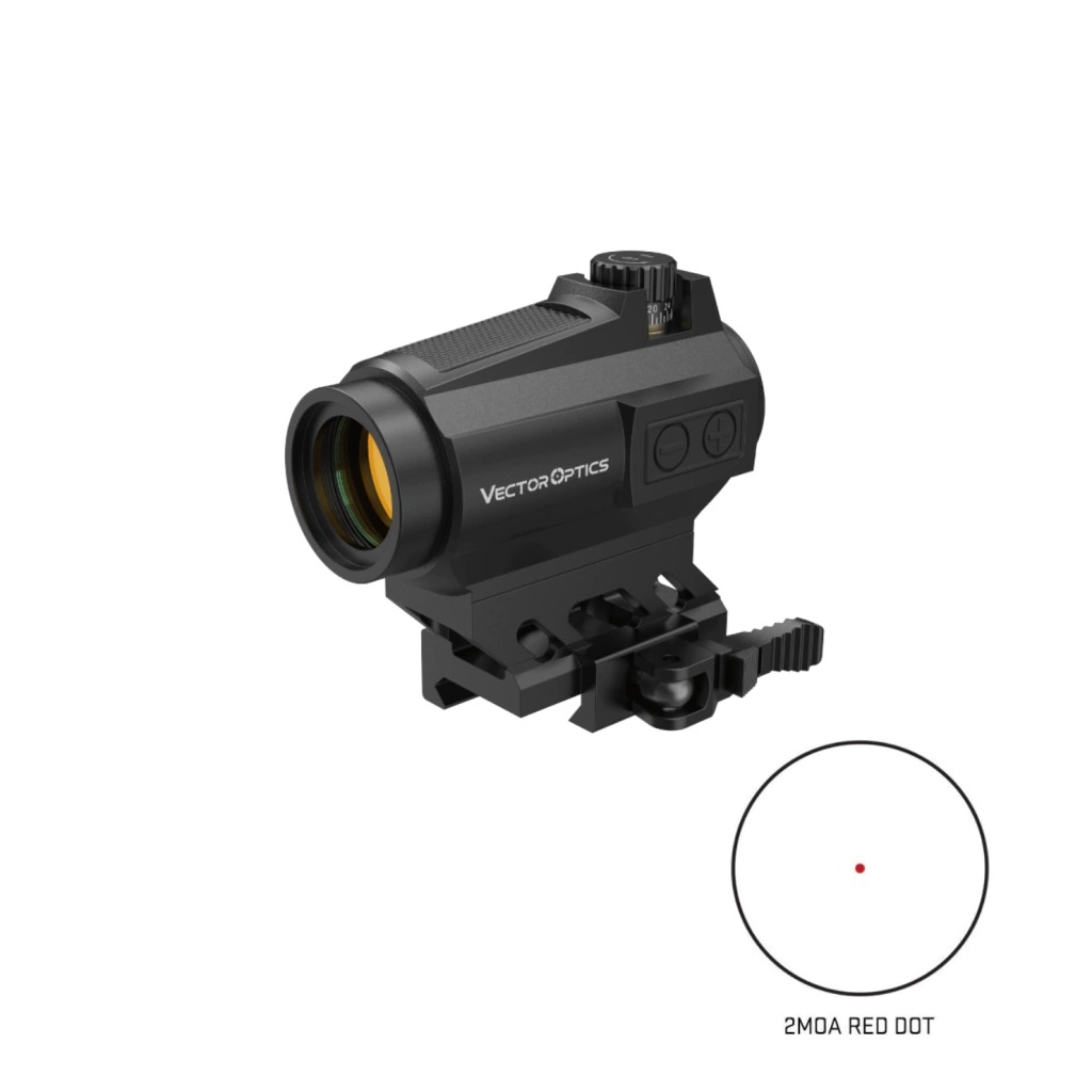 Red Dot Maverick II Plus 1X22 SOL Solar Power Sight Vector Optics