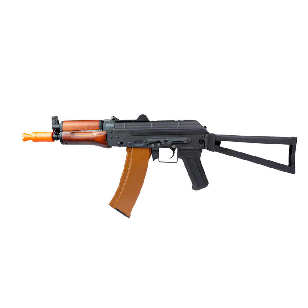 Rifle Airsoft Full Metal AK 74U Wood Evo