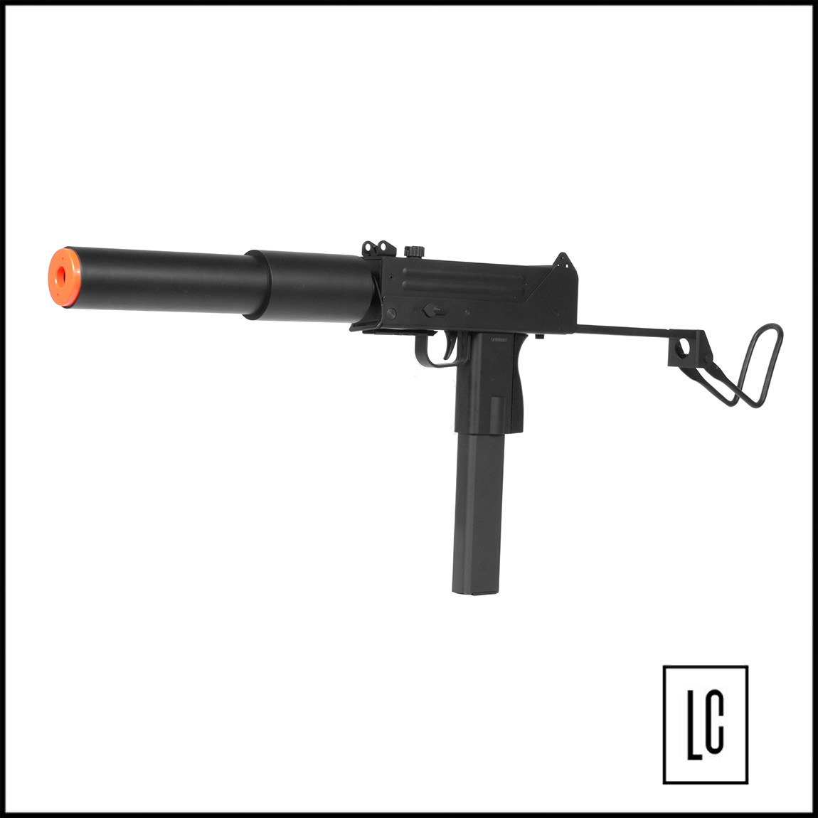 Rifle-Airsoft-Mini-Uzi-M807-6mm-Double-Eagle-Loja-da-Carabina 