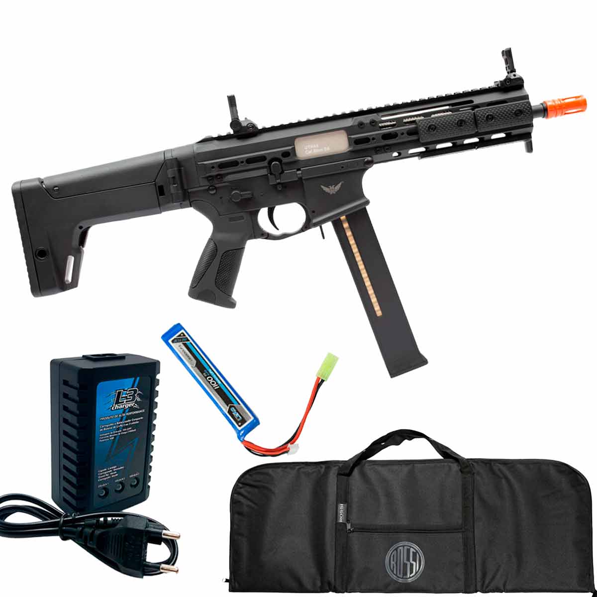 Rifle Airsoft UTR M917G Orion Gatilho Eletrônico Pré Cocking + Carregador + Bateria + Capa