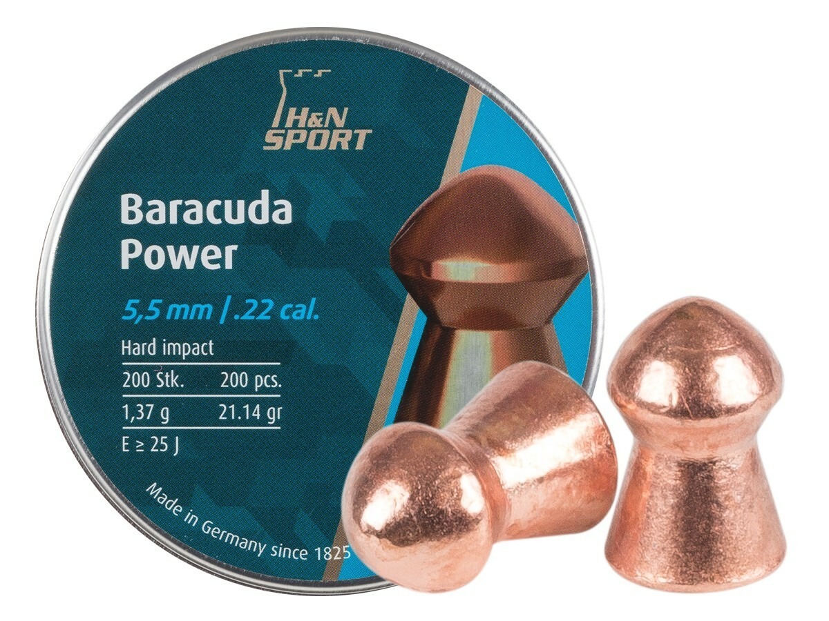 Chumbinho H&N Barracuda Power 5.5mm 200 Unidades