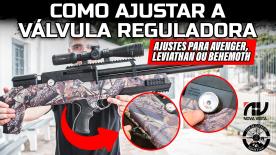 Como Ajustar a Válvula Reguladora das Carabinas Nova Vista Behemoth, Leviathan e Avenger