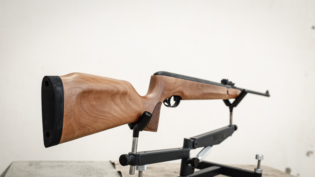 tag naja wood - detalhe coronha