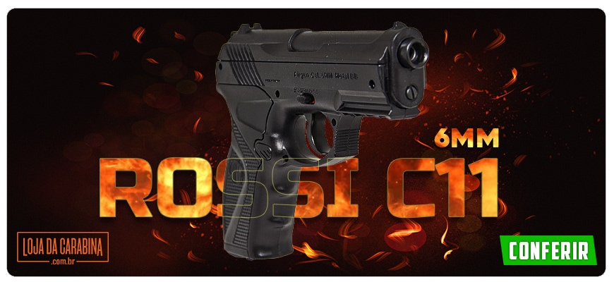 Pistola Pressão rossi c11 6mm