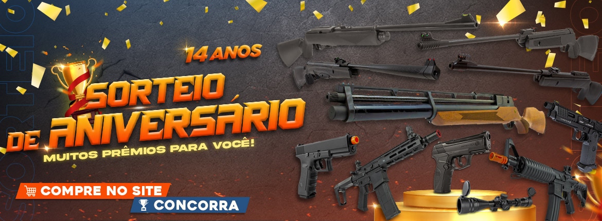 Sorteio de Aniversário LOJA DA CARABINA
