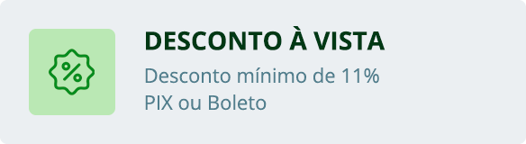 Todos os produtos da Loja da Carabina possuem desconto mínimo de 11% para pagamentos à vista.