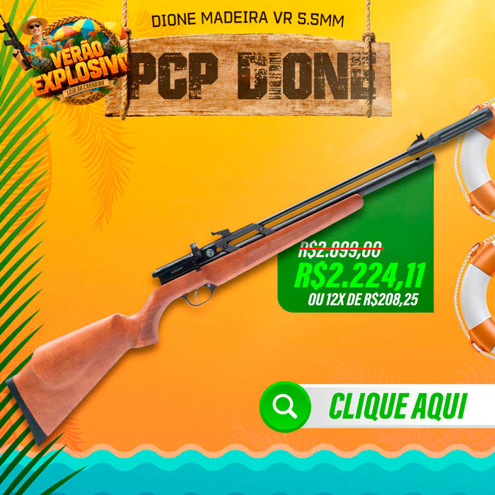 Carabina PCP Rossi Dione Madeira VR 5.5mm