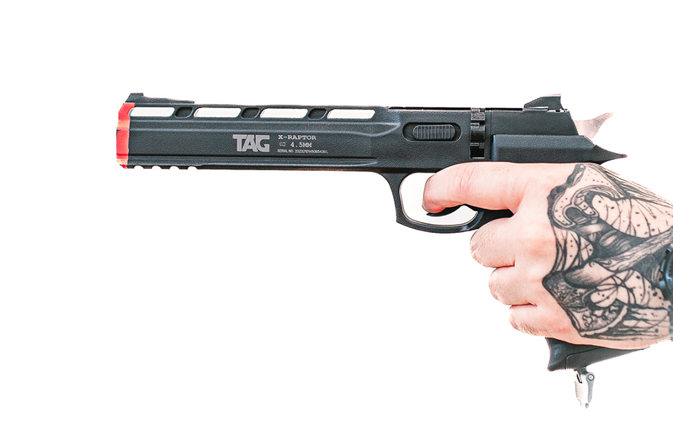 pistola na mão - TAG X-Raptor CP400 
