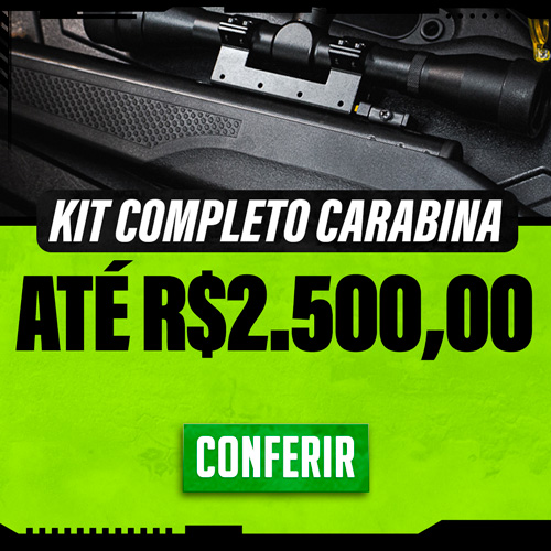kit completo de carabina barato lojadacarabina