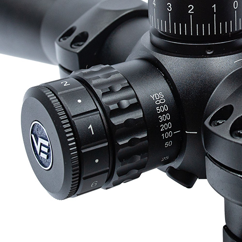 Luneta 4-16x44 sentinel - detalhes do ajuste