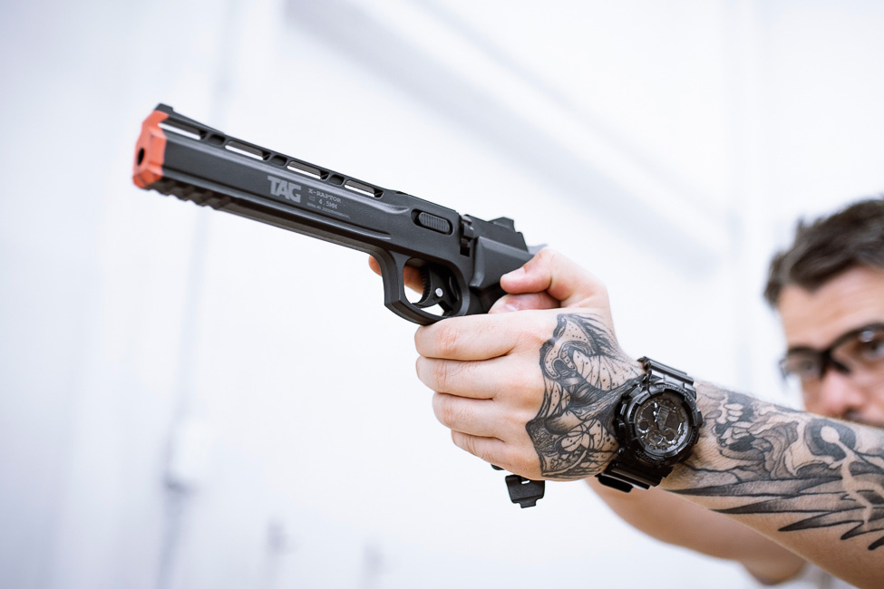 empunhadura - TAG X-Raptor CP400 