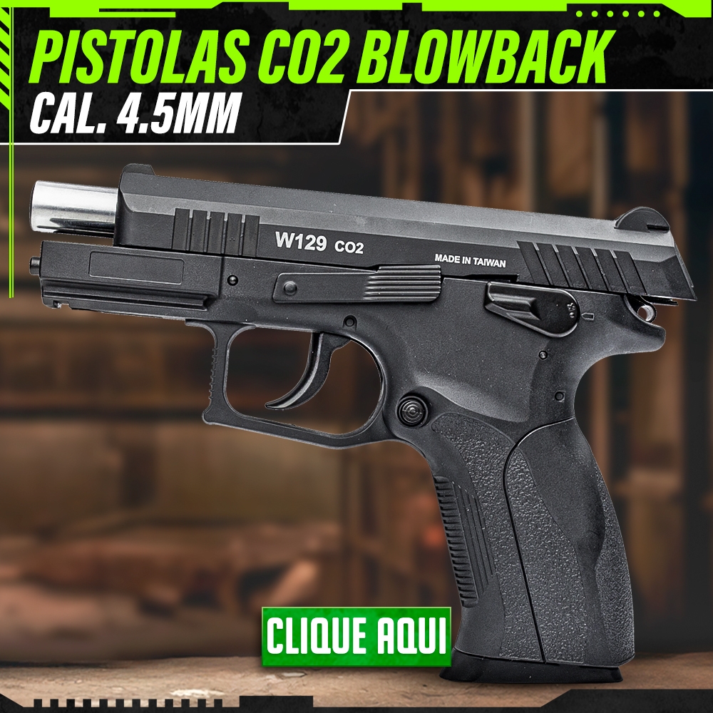 pistola co2 blowback 4.5mm