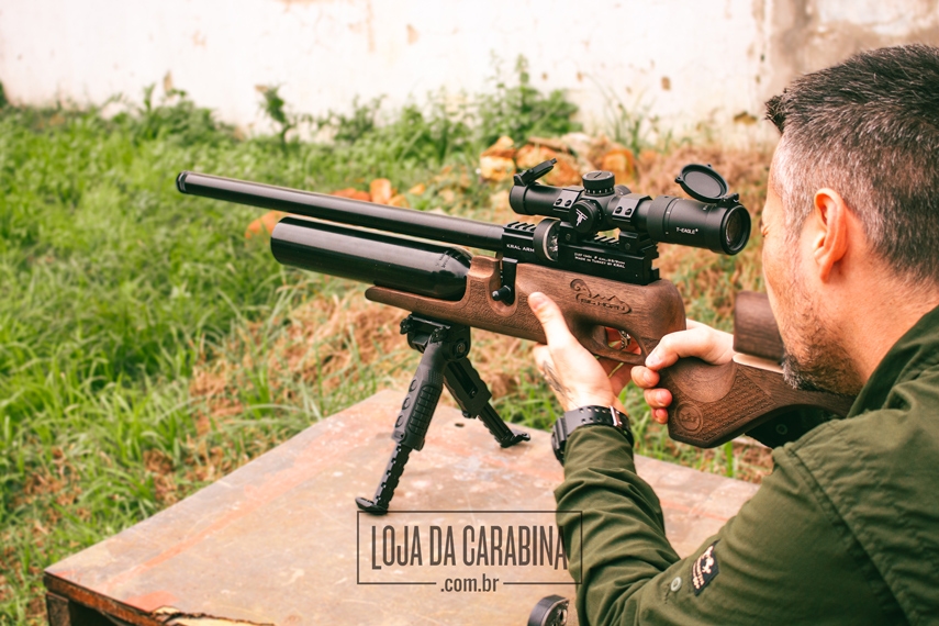 Atirando com carabina 9mm loja da carabina