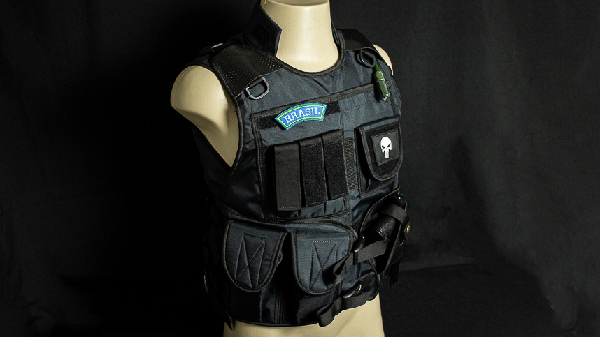 Colete Tático Policial Leão Colete Tático Policial Preto