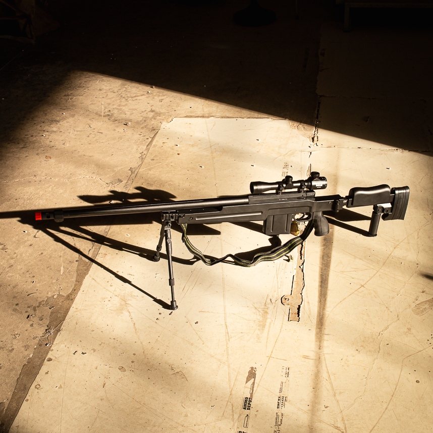 Airsoft Sniper a Gás G86B Green Gás Well Airsoft Sniper G86B Com Luneta Bushnell 11mm