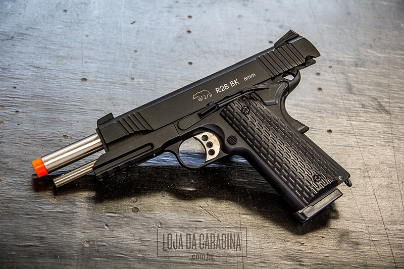 Pistola Airsoft gas GBB 1911 full metal