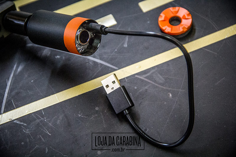 silenciador Tracer para Rifle e Pistolas Airsoft