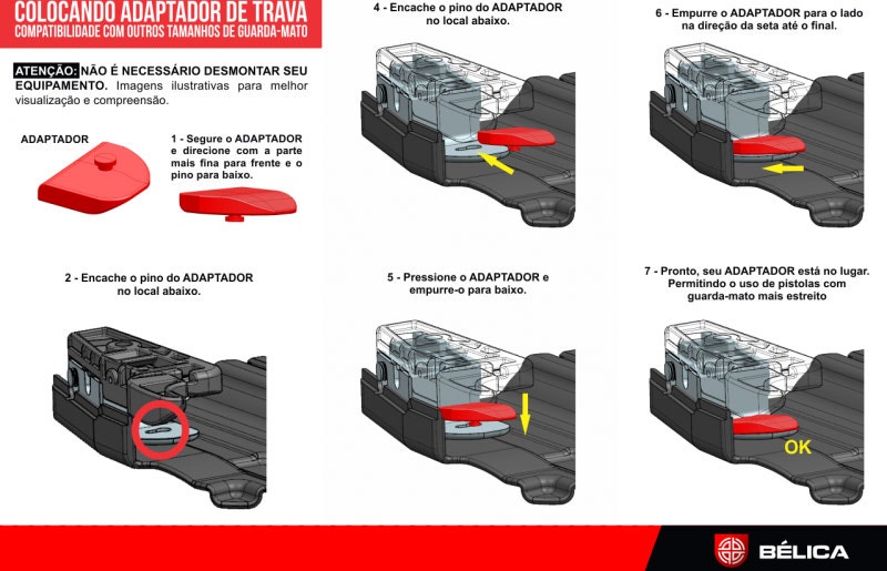 Manual de Uso Coldre Belica Instruções de Uso Evolution I