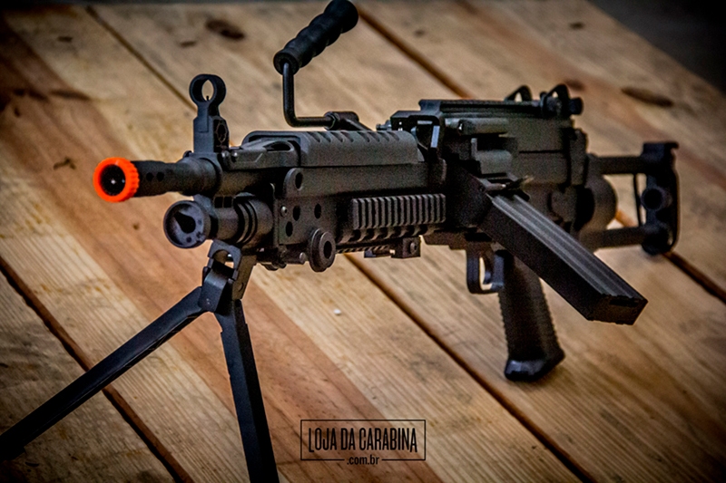 m249 airsoft rossi suporte