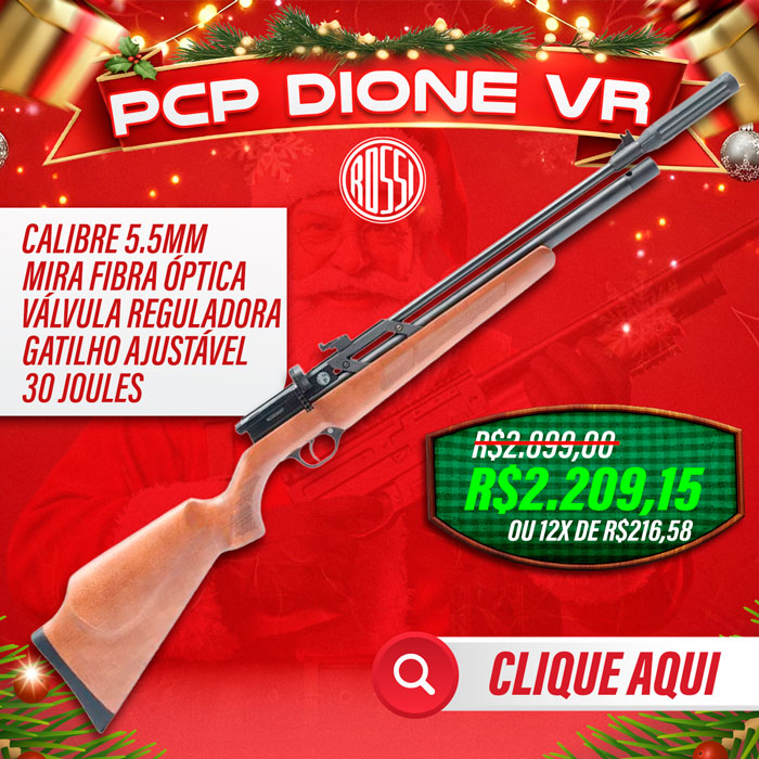 Carabina PCP Rossi Dione Madeira VR 5.5mm