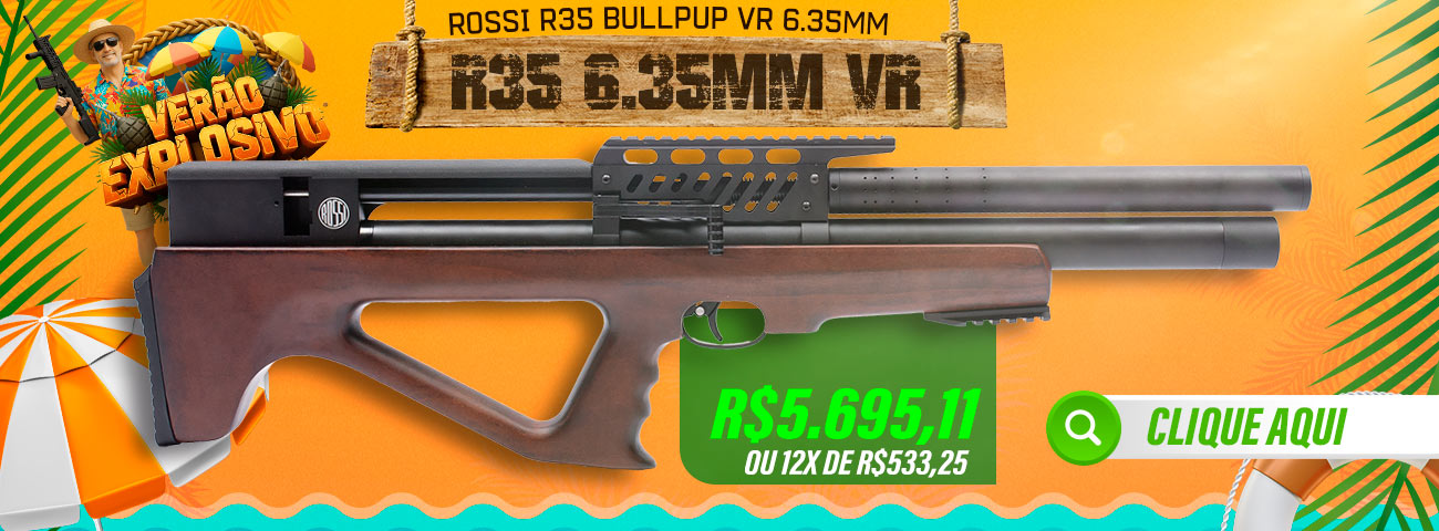 Carabina PCP Rossi R35 Bullpup VR 6.35mm