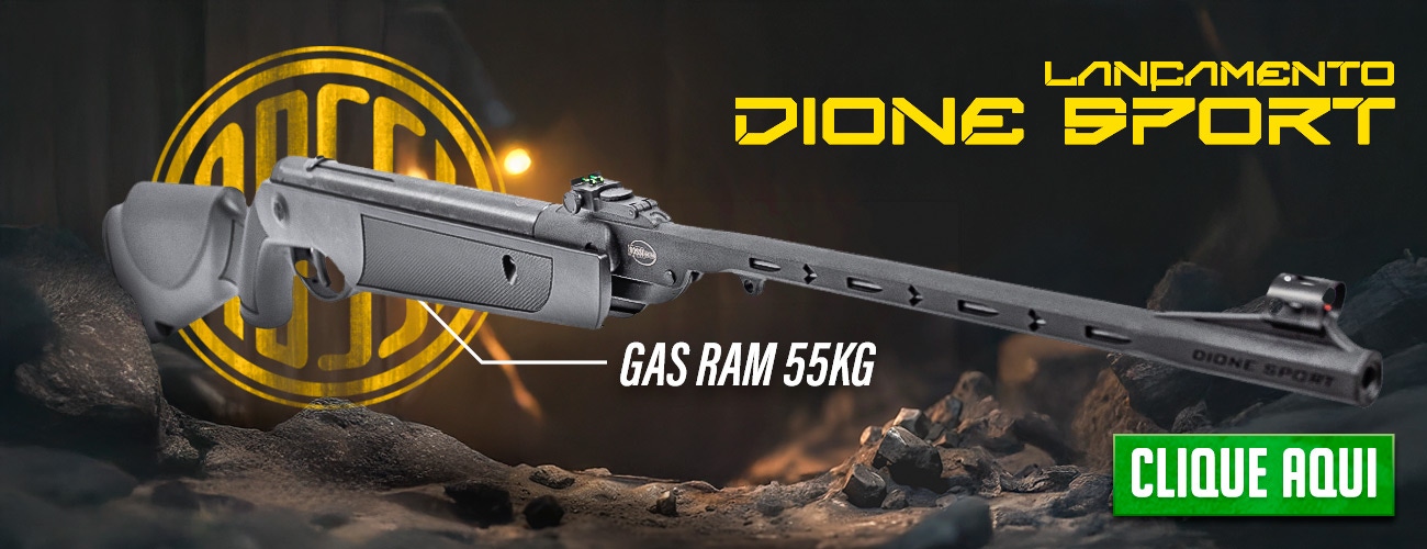 Dione Sport Rossi 5.5mm Gas Ram Lançamento Loja da Carabina