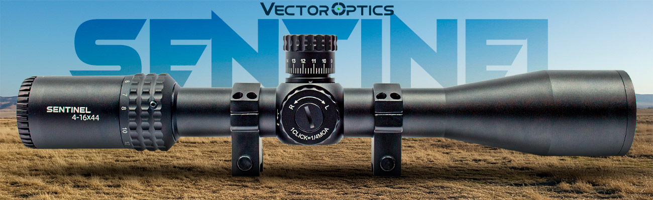 Luneta 4-16x44 sentinel - detalhes lateral