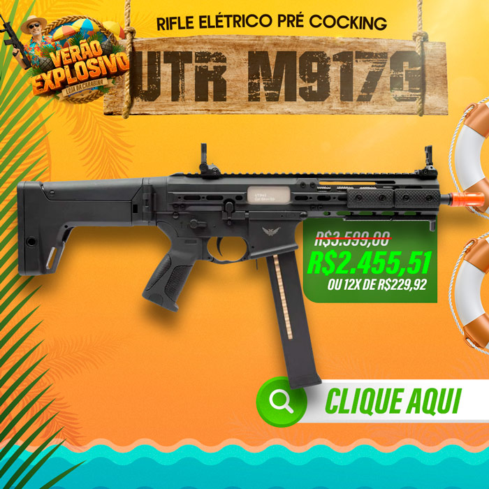 Rifle Airsoft UTR M917G Orion Gatilho Eletr&ocirc;nico Pr&eacute; Cocking