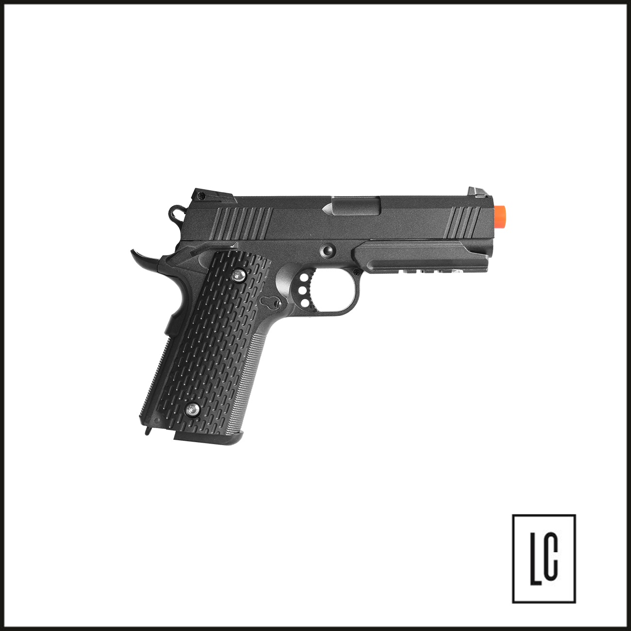 Pistola-de-Airsoft-G25+ Full Metal-6mm-coldre-Rigído-Galaxy-Loja-da-Carabina