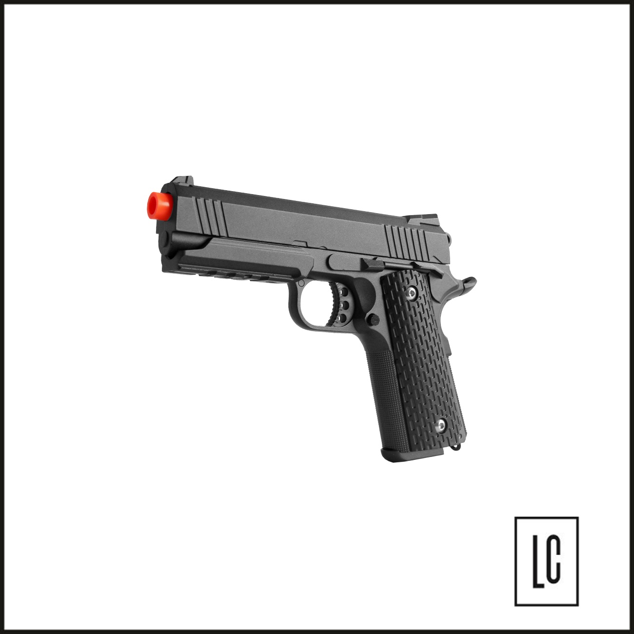 Pistola-de-Airsoft-G25+ Full Metal-6mm-coldre-Rigído-Galaxy-Loja-da-Carabina