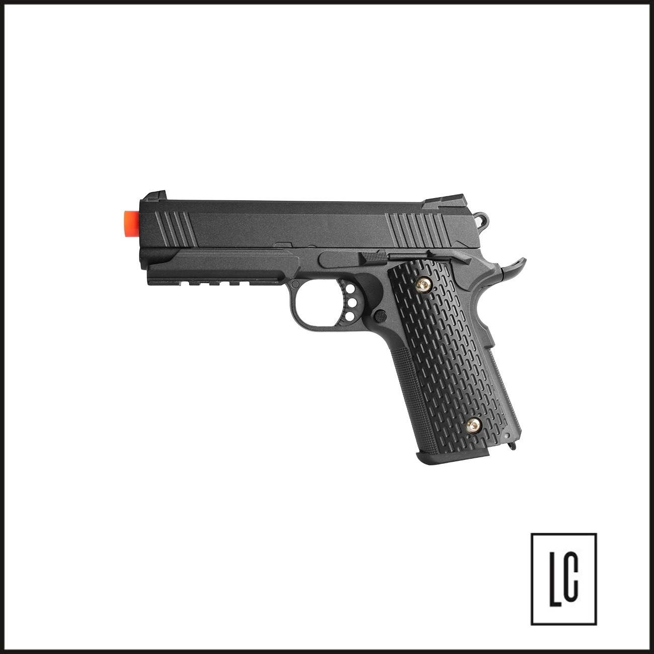 Pistola-de-Airsoft-G25+ Full Metal-6mm-coldre-Rigído-Galaxy-Loja-da-Carabina
