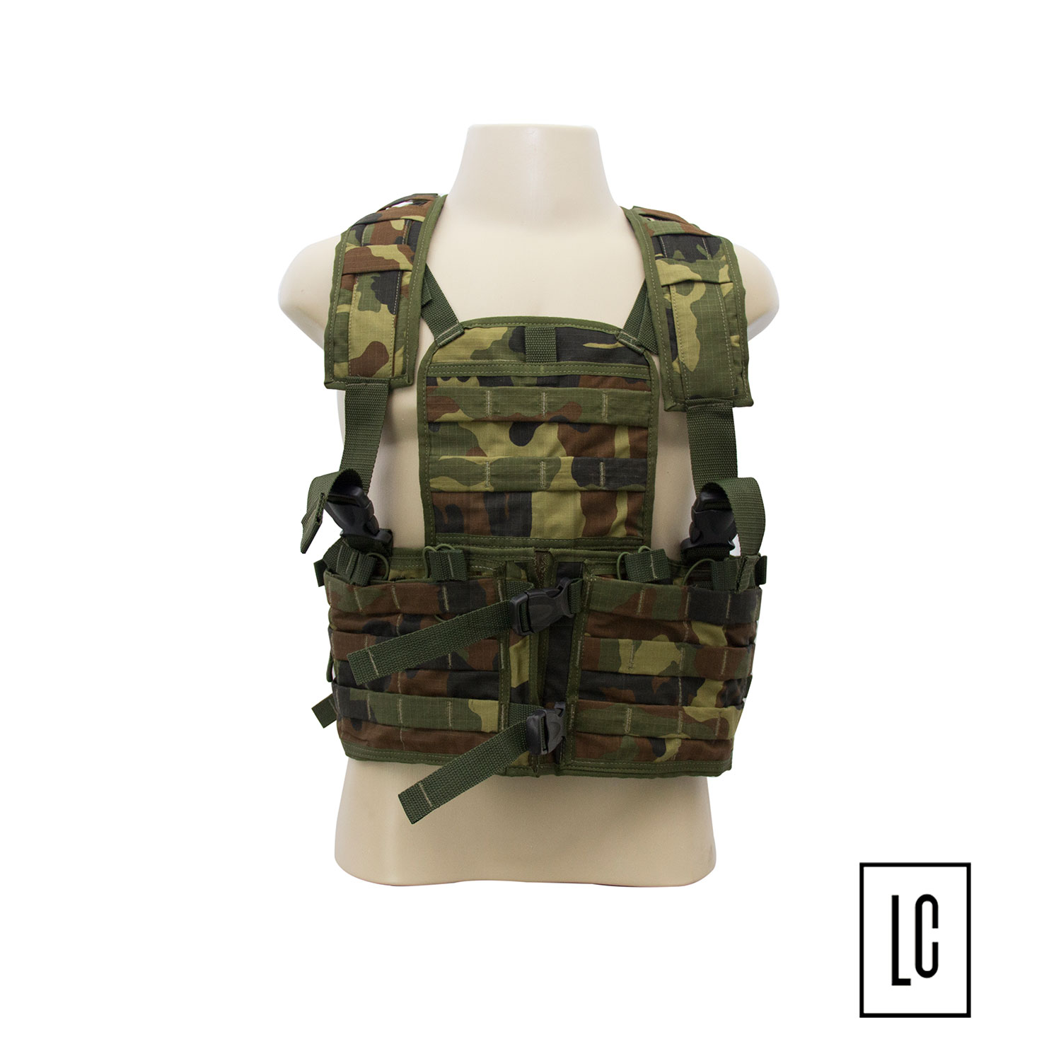 Colete Suspensório Tático com Camelbak - Woodland 