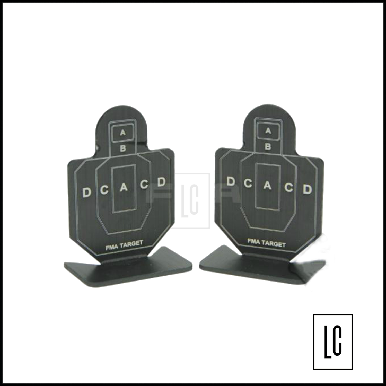 Alvo para Airsoft FMA com marcações do A ao D