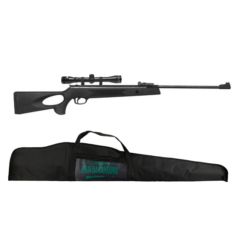 Carabina de Pressão Fixxar Arizona Spark - 5.5mm + Luneta 4x32 + Capa