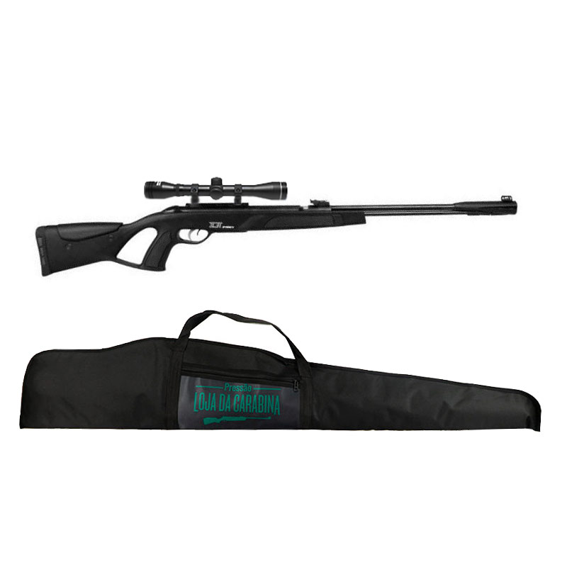 Carabina de Pressão Gamo CFR Whisper IGT Nitro - 5.5mm + Luneta 4x32 + Capa